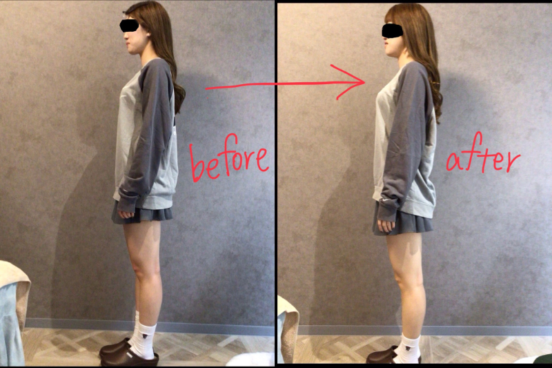 当サロンの美容整体の特徴 姿勢から整える美容整体